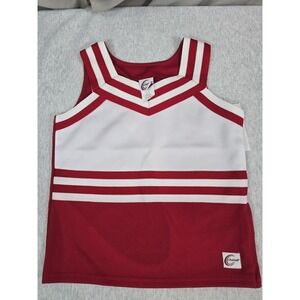 Chasse classic sweet heart shell top size Youth M Red And White
